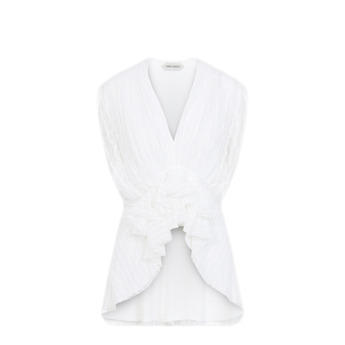 MAYFEYR - ALBERTA FERRETTI - Tulle Top - A080551200002