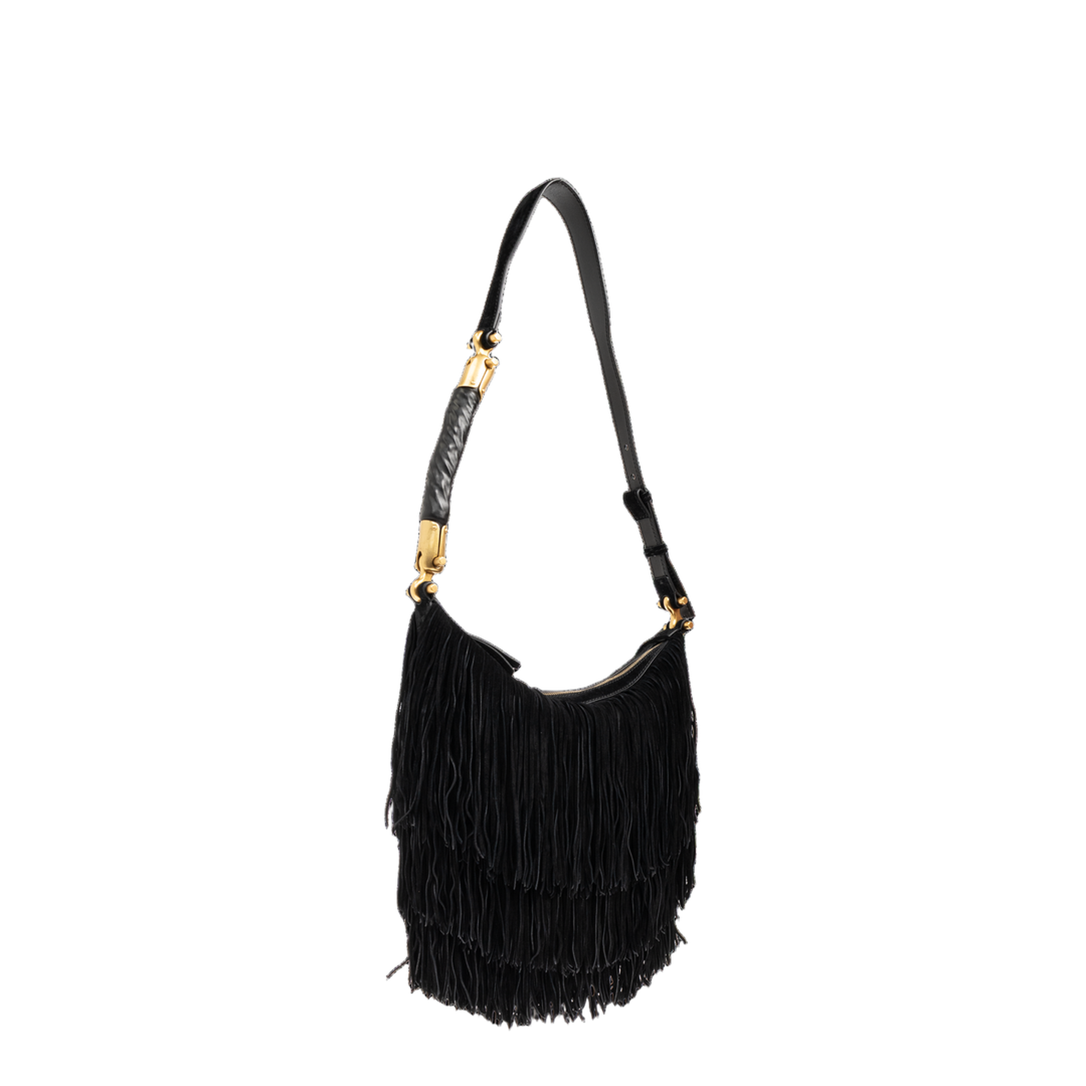MAYFEYR - Balmain - Hobo Medium Shoulder Bag - GN0BT053LWSF0PA