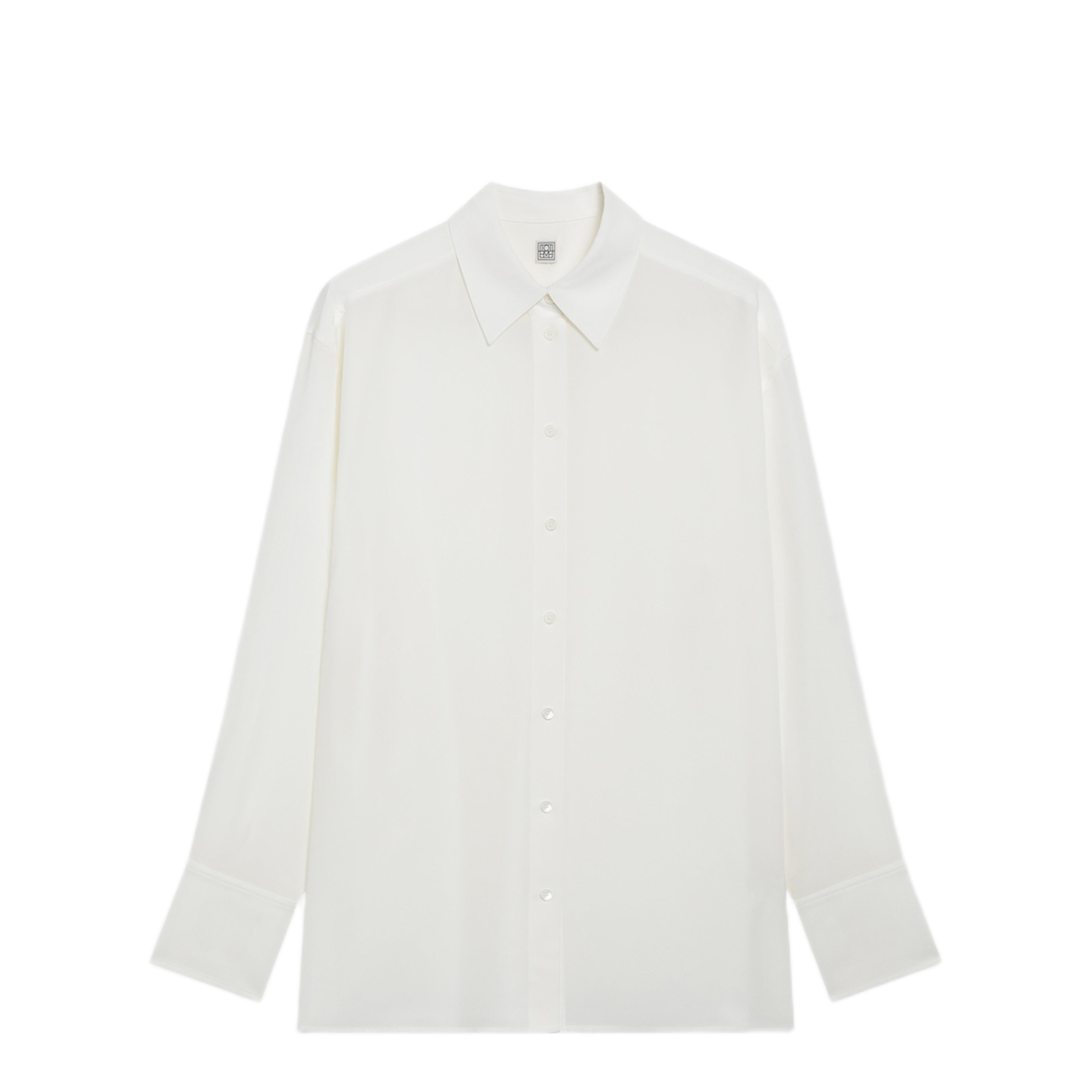 MAYFEYR - Toteme - White Silk Crêpe De Chine Shirt - 263-WRT0891FB0115059