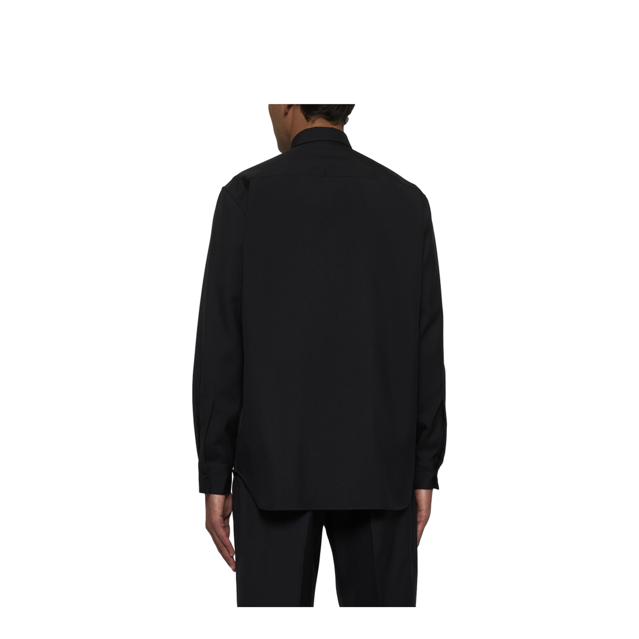 Lightweight Wool Gabardine Shirt