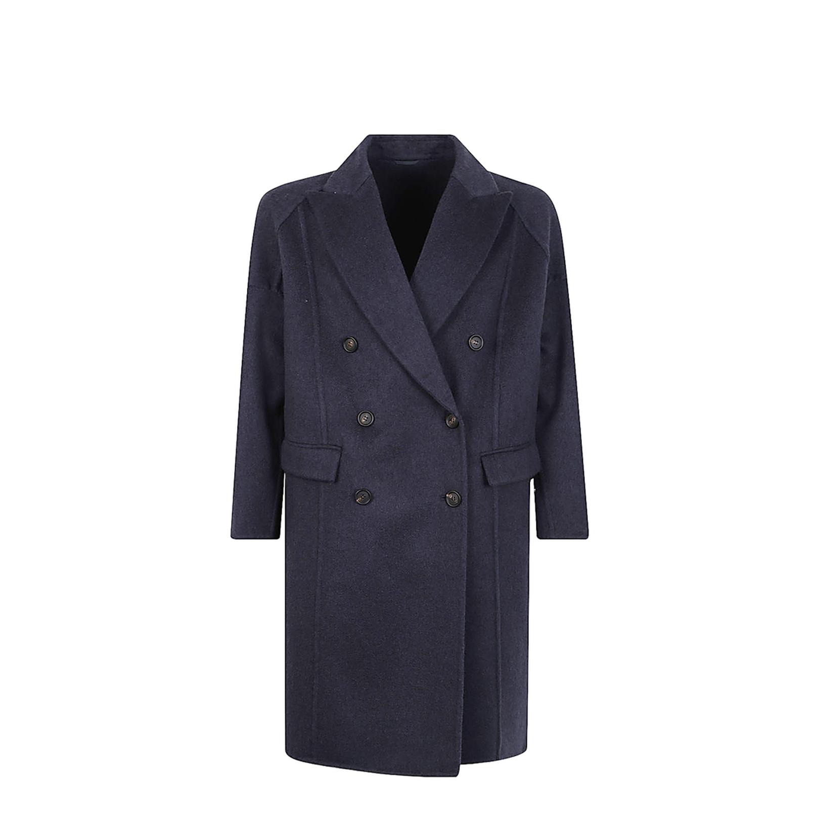 Cashmere Double-Breasted Coat