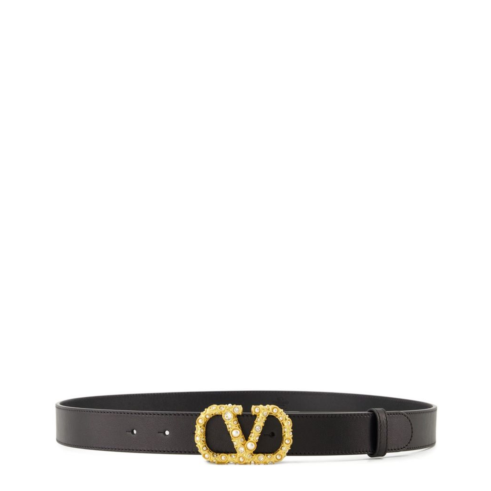 VLogo Signature Leather Belt