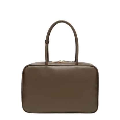MAYFEYR - Miu Miu - Beau Large Bag In Tundra Colored Leather - 5BB117MON2CRWF0244