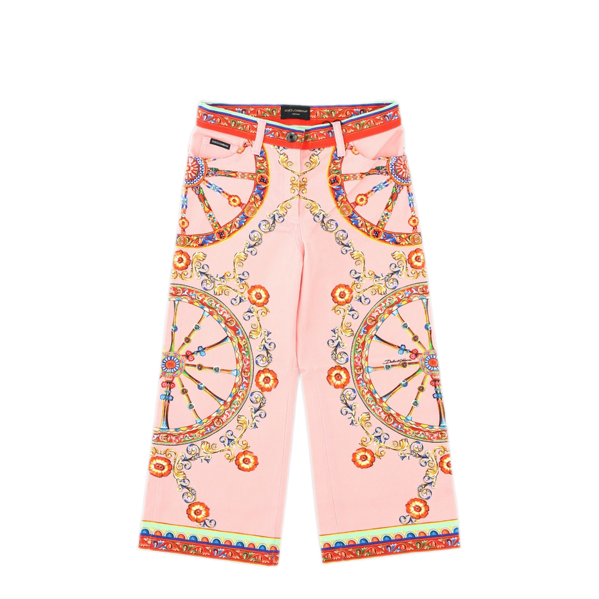MAYFEYR - Dolce & Gabbana - Five Pocket Pants With Carretto Print - L53F04KLDE05S9000