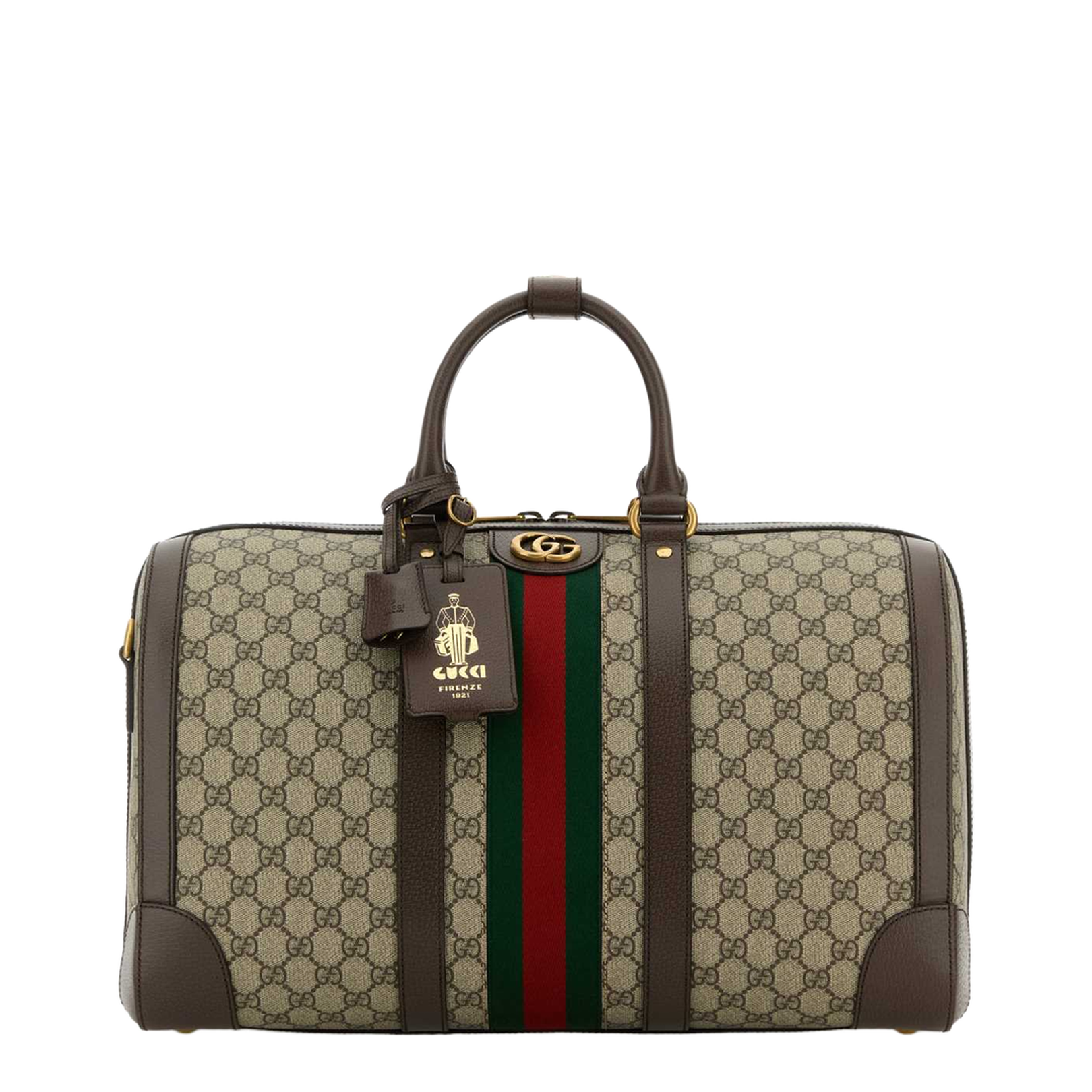 Savoy Medium Canvas Duffle Bag - Beige