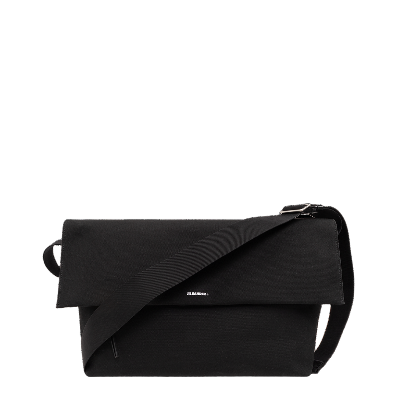 Black Shoulder Bag with Logo