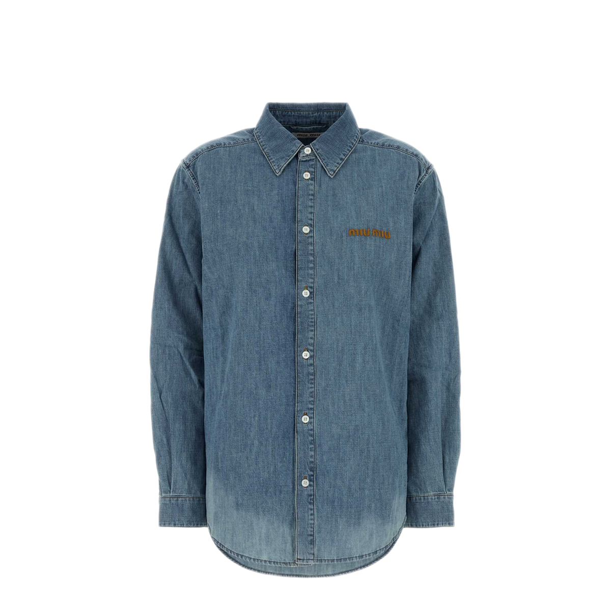 MAYFEYR - Miu Miu - Light Blue Chambray Shirt - GWC143SOOO193KF0013