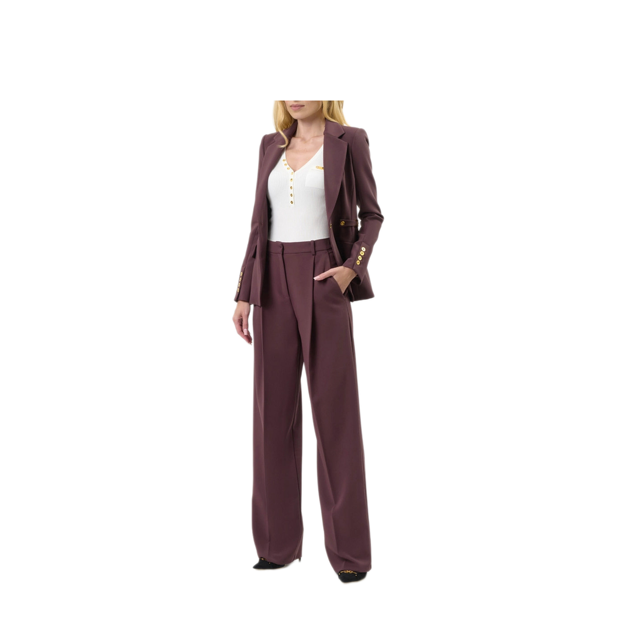 MAYFEYR - Elisabetta Franchi - Trousers - PA12556E2V360