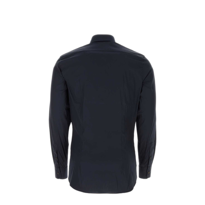 MAYFEYR - Prada - Blue Stretch Poplin Shirt - UCM608SOOO10HTF0008
