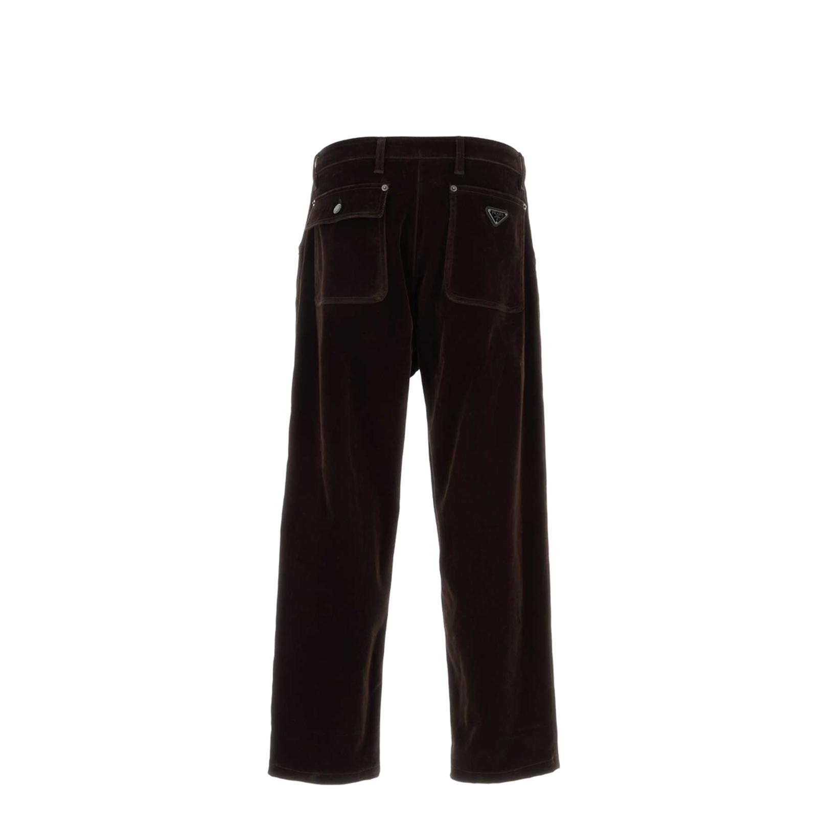 Brown Velvet Denim Pant