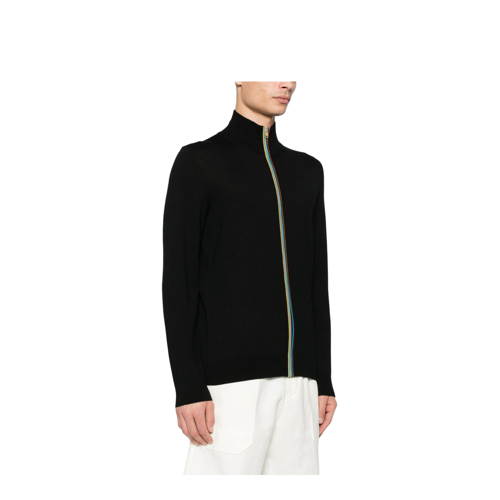 Wool Zipped Cardigan
