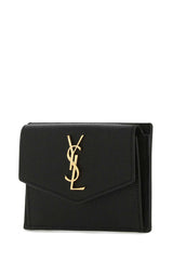 Cardholder with Coin Pouch, Gold Hardware