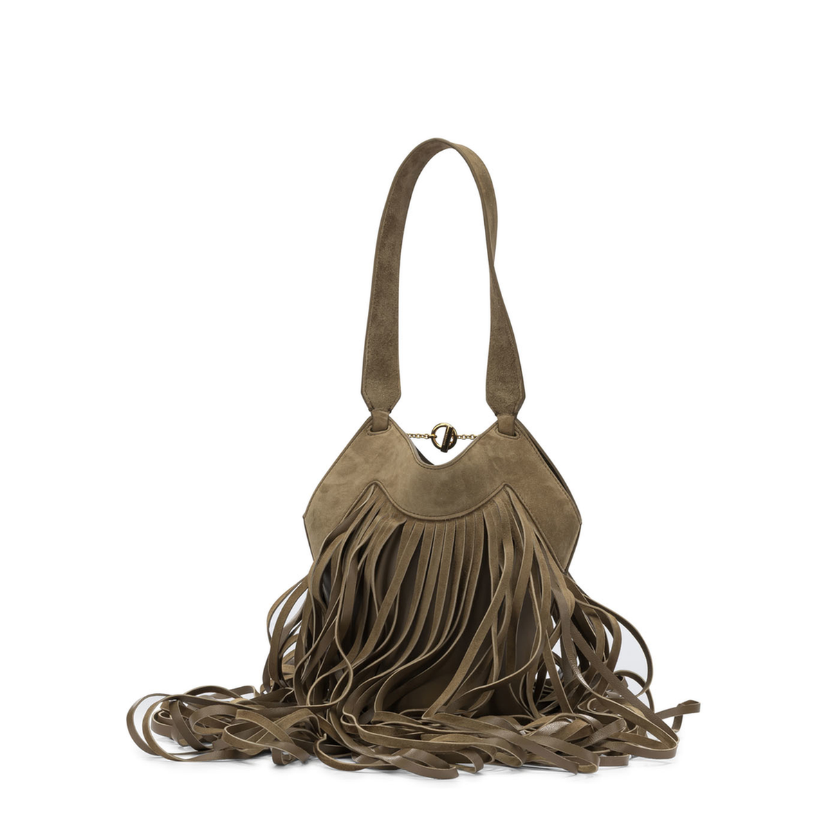 MAYFEYR - Khaite - Nano Lotus Fringe Small Shoulder Bag - H2064726737