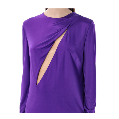 Cut Out Jersey Dress