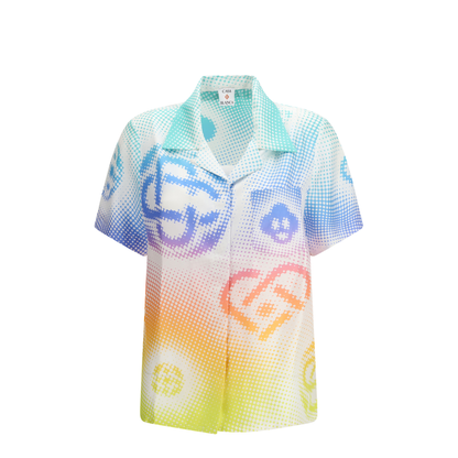 MAYFEYR - Casablanca - Halftone Logo Short-Sleeve Shirt - WSP26SH20002