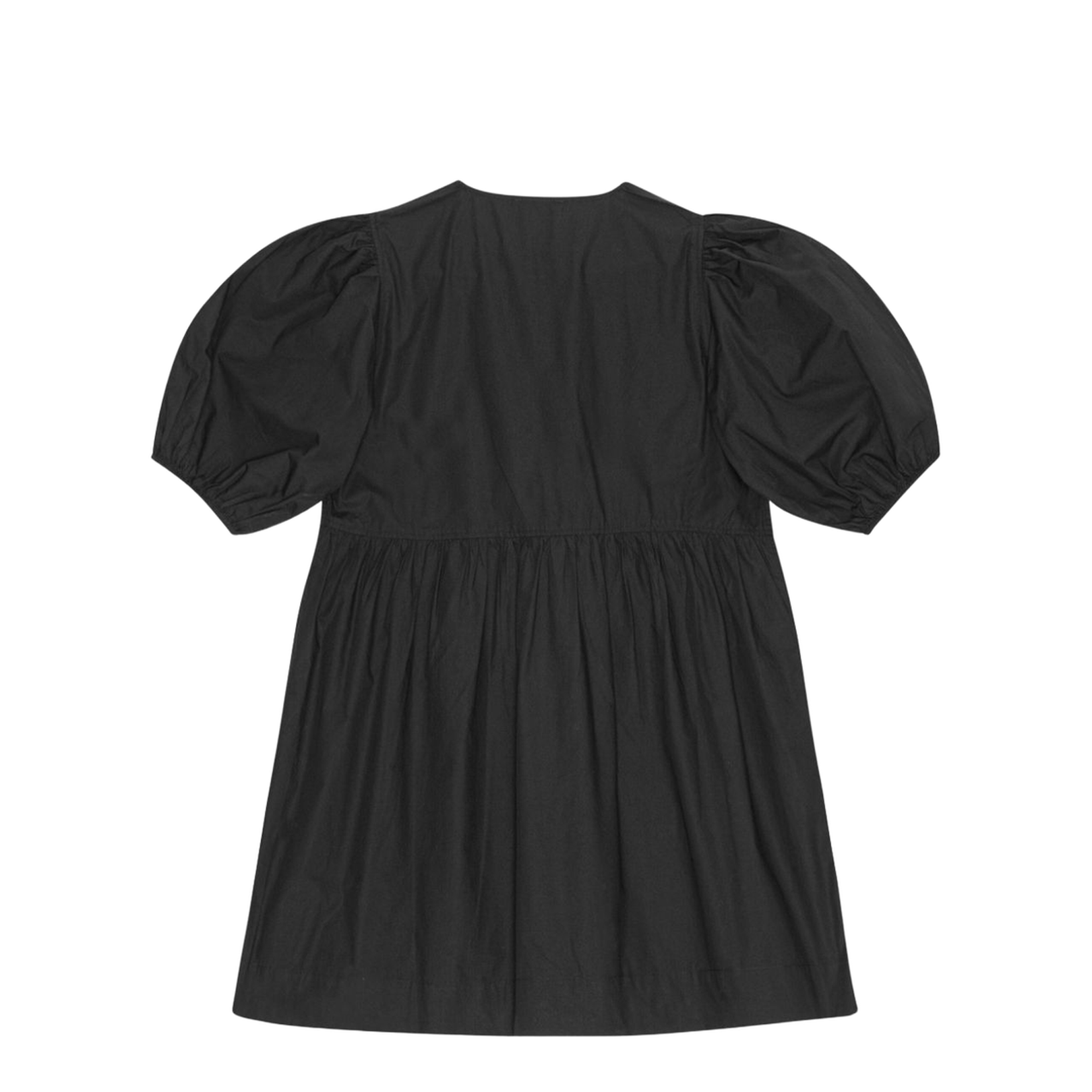 Tie String Poplin Mini Dress
