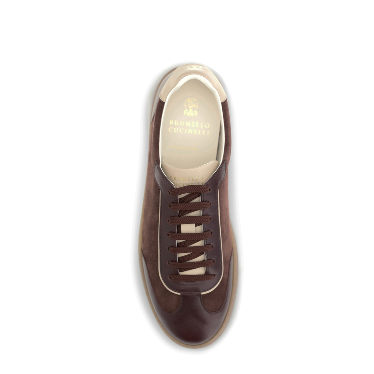 MAYFEYR - Brunello Cucinelli - Leather Sneakers With Suede Details - MZULDGJ336CTT60