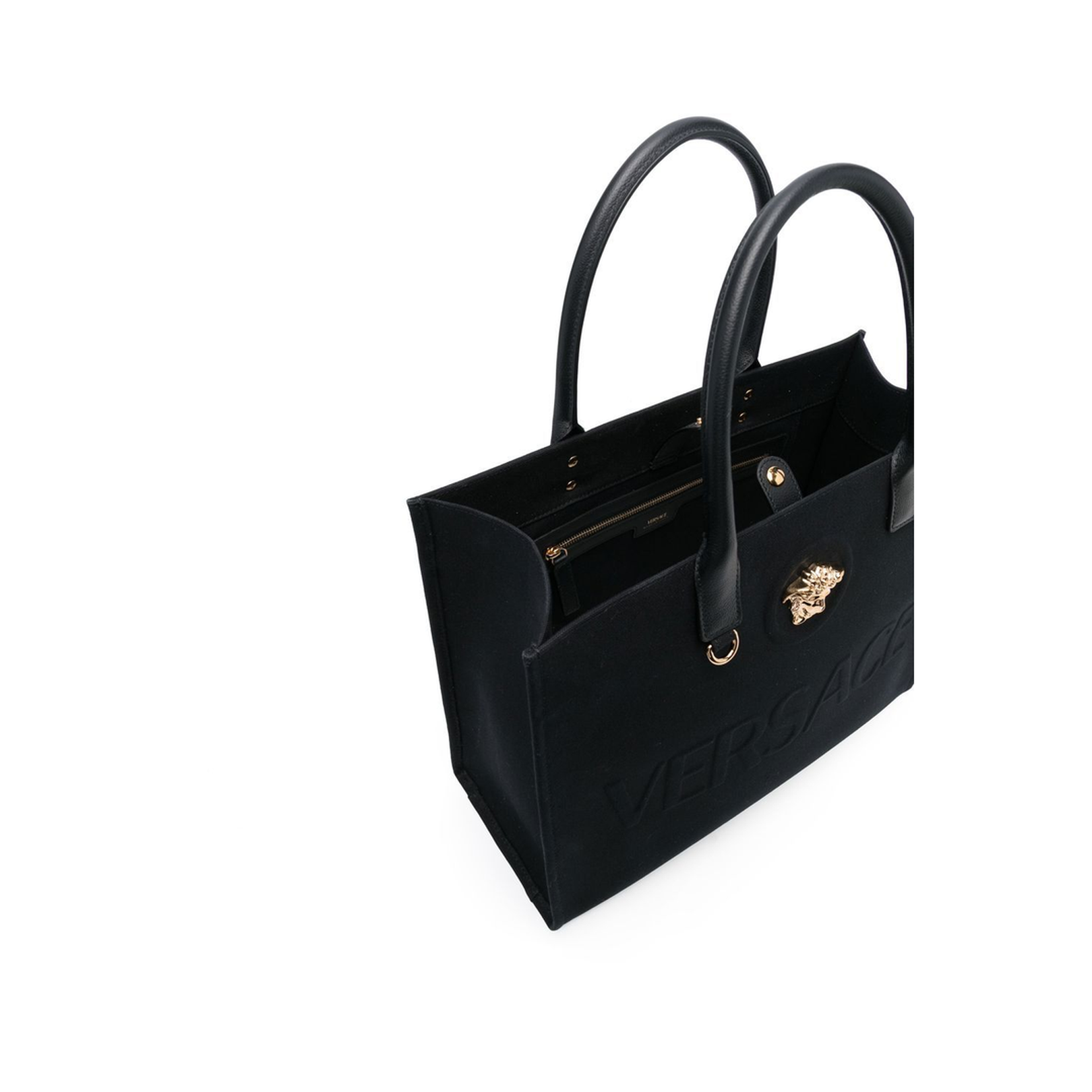 Medusa Plaque Canvas Shopper