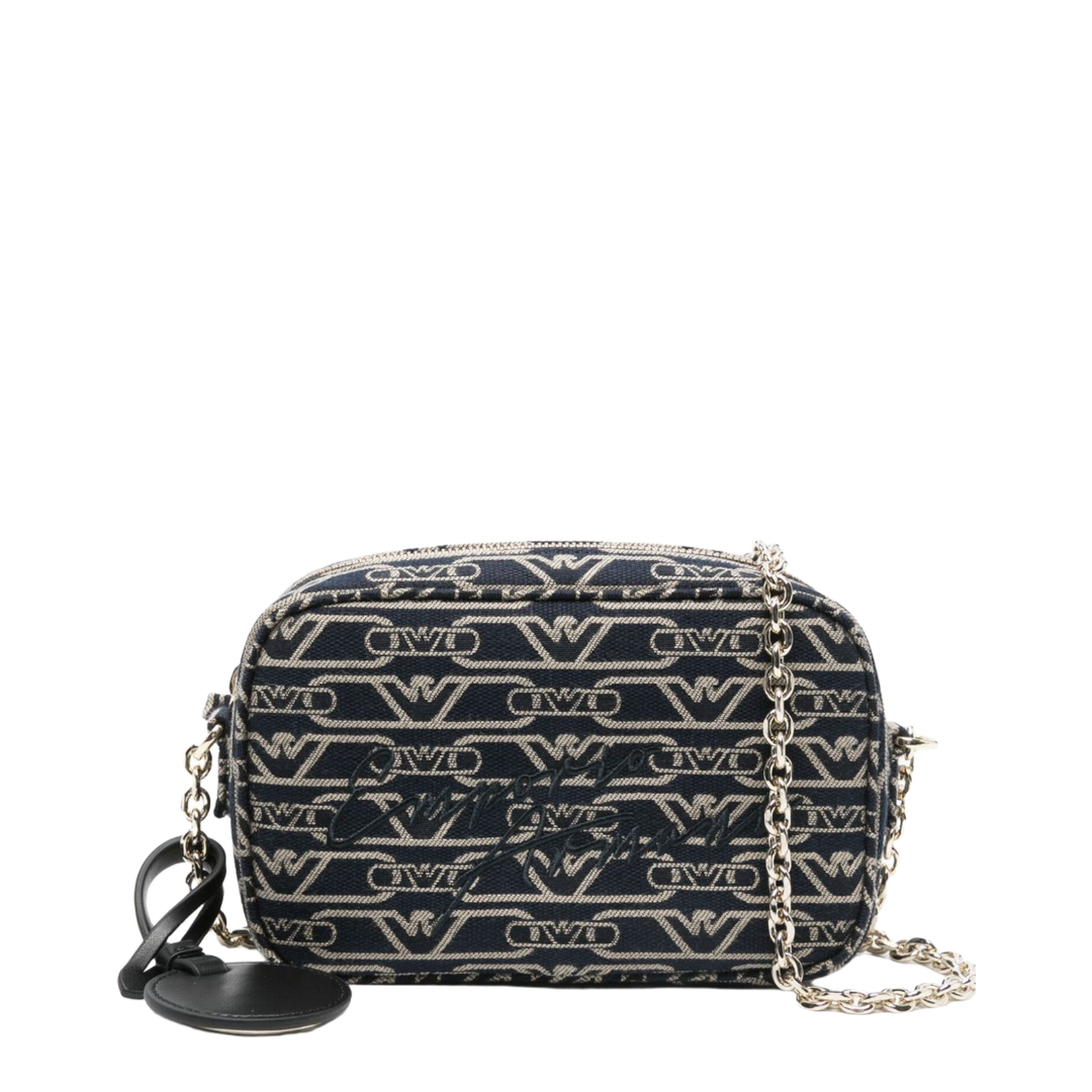 Jacquard Canvas Camera Case with All-Over Monogram
