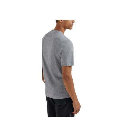 Jersey T-shirt with Logo in Medium Grey