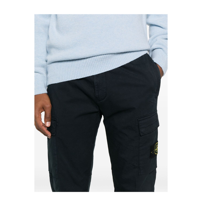 Cargo Trousers in Stretch Supima Cotton Twill