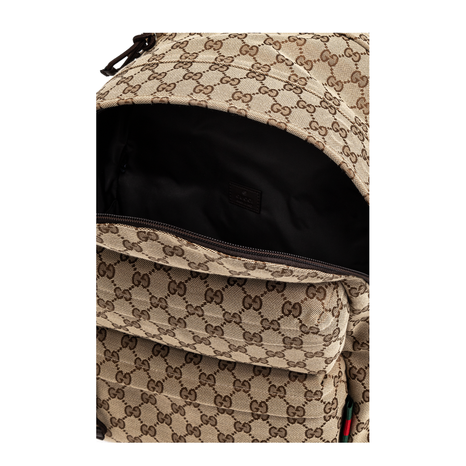 GG Canvas Medium Backpack - Beige