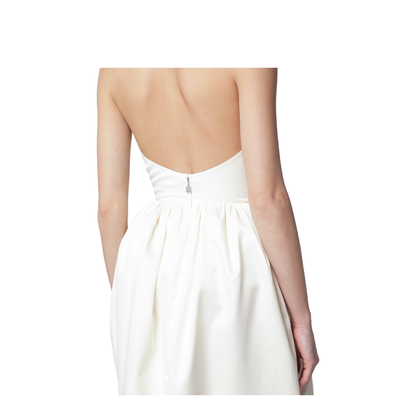 MAYFEYR - Rotate - Long White Dress With Balloon Skirt - 115752857PL857