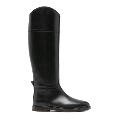 MAYFEYR - Brunello Cucinelli - Leather High Riding Boots - MZOLC3039C101