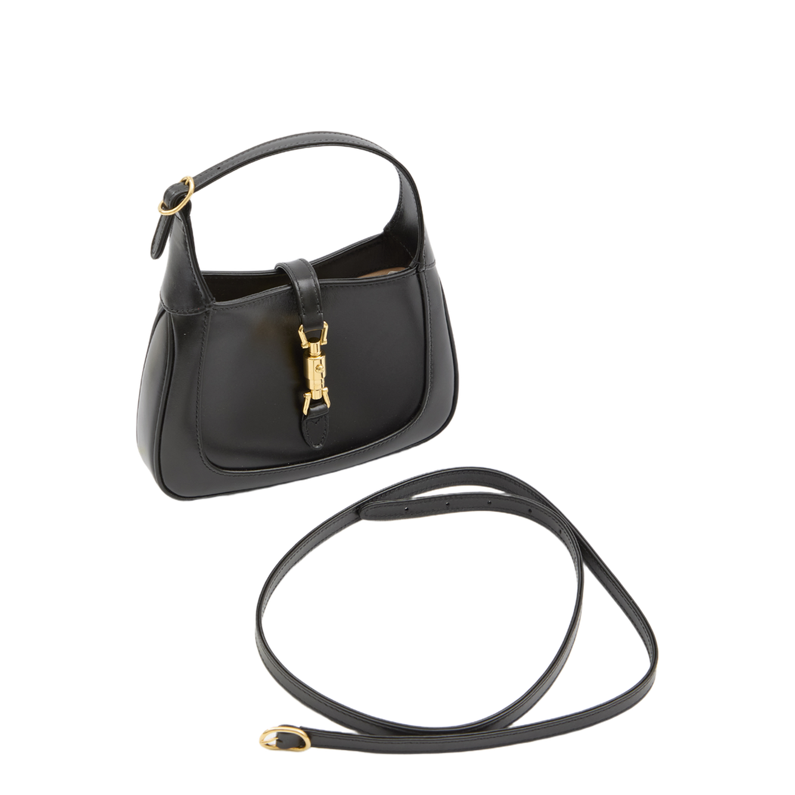 Jackie Leather 1961 Nano Bag - Black