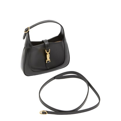 Jackie Leather 1961 Nano Bag - Black