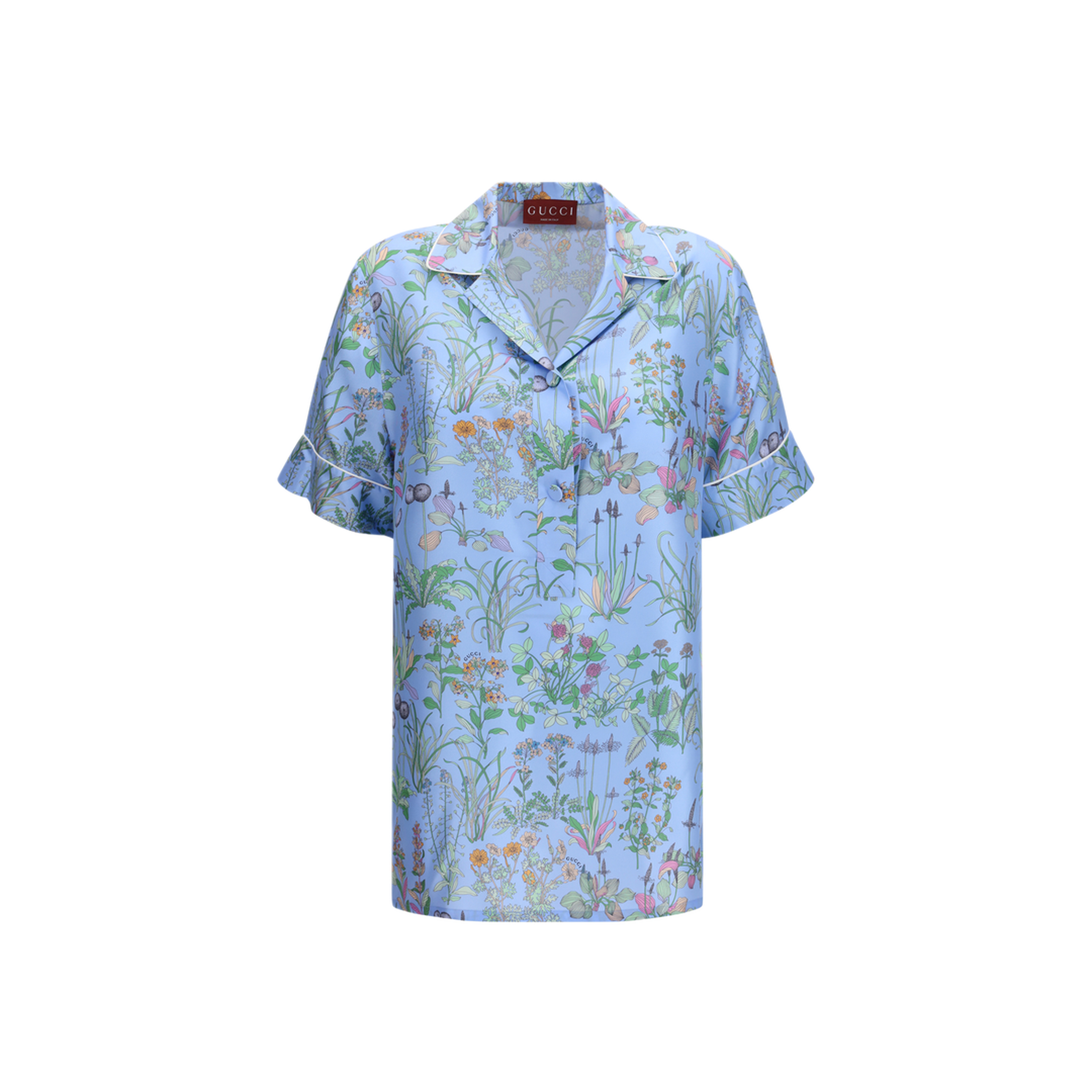 MAYFEYR - Gucci - Printed Silk Twill Shirt - 855618ZAULE4340
