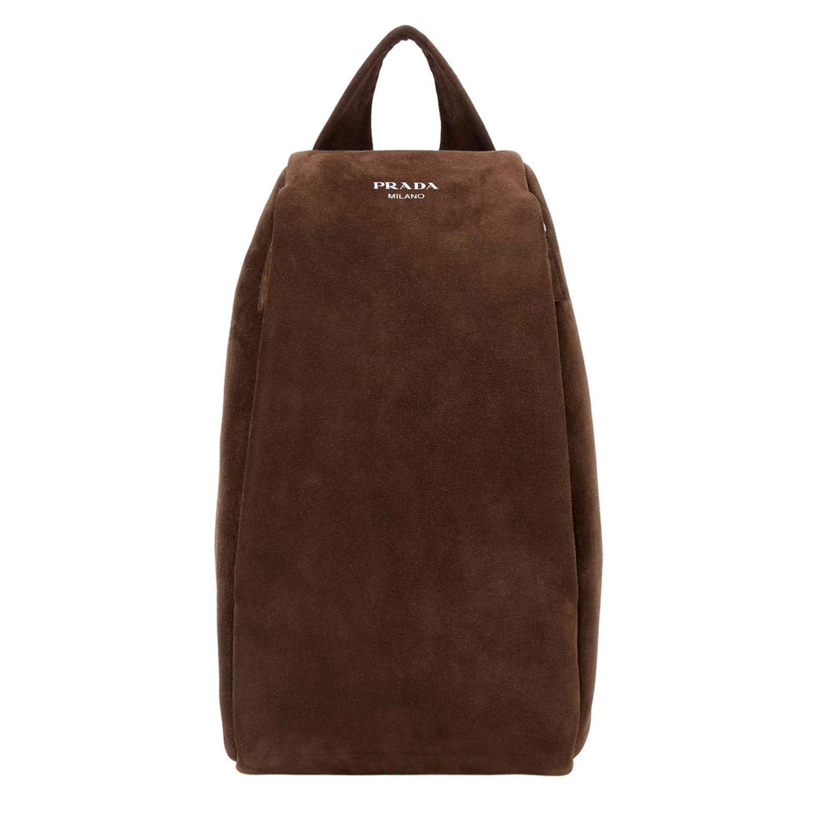 Brown Suede Backpack