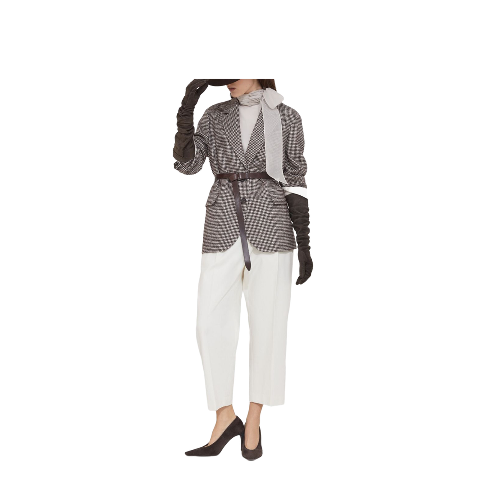 Lapel Collar Long Sleeve Button Cuff Shirt