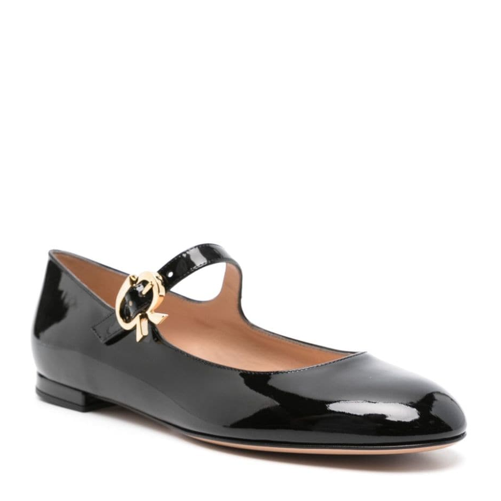 Mary Ribbon 05 Patent Leather Ballet Flats