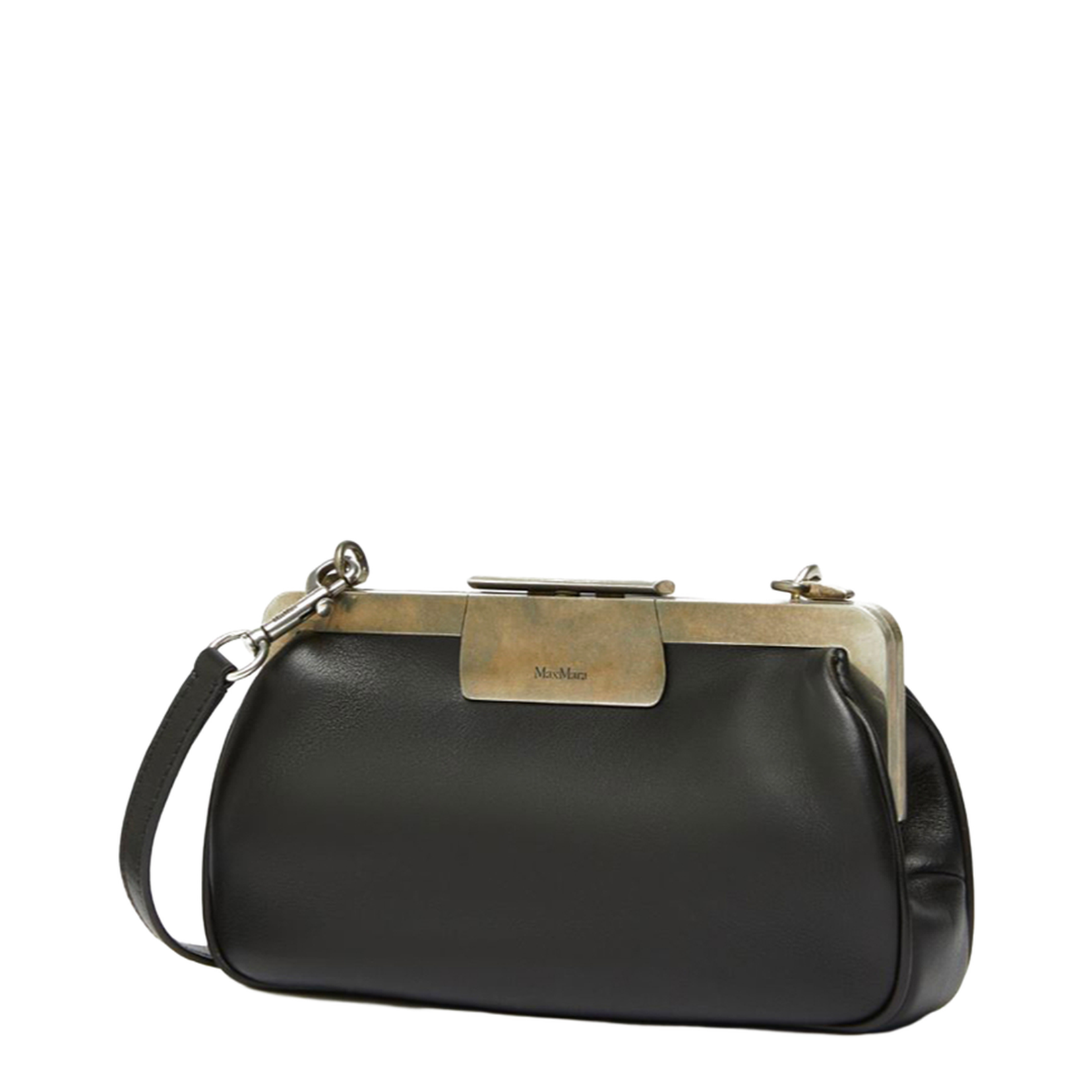 Extra-small leather clutch bag