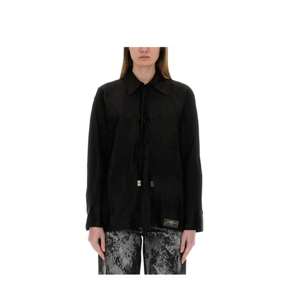 Jacquard Satin Shirt