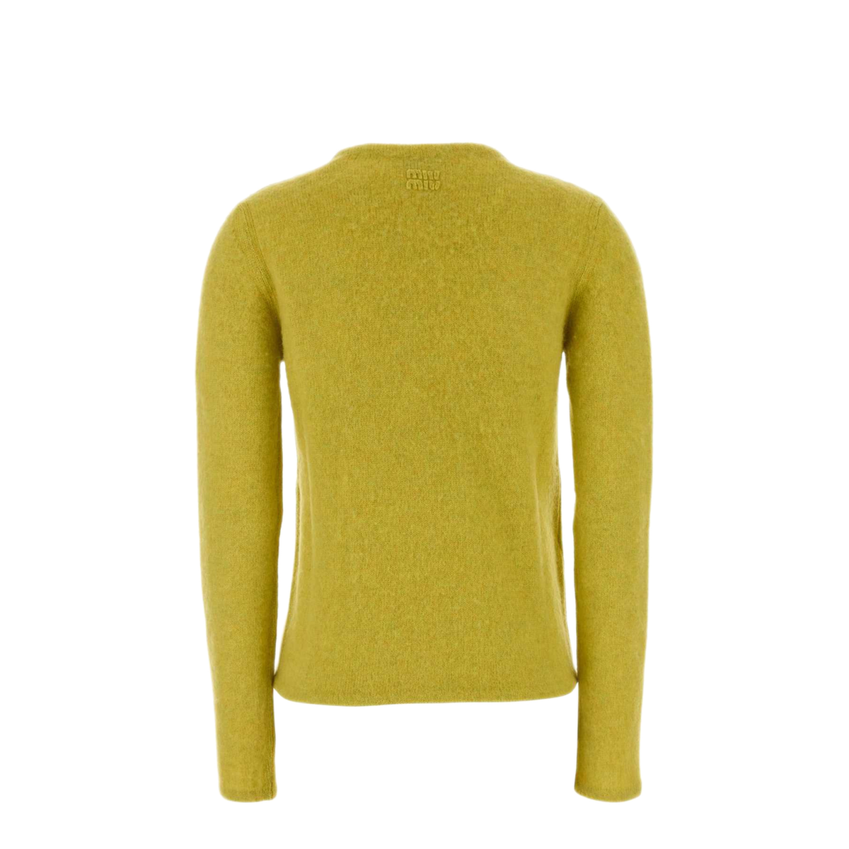 MAYFEYR - Miu Miu - Acid Green Wool Cardigan - MMF04HSOOO6609F0V96