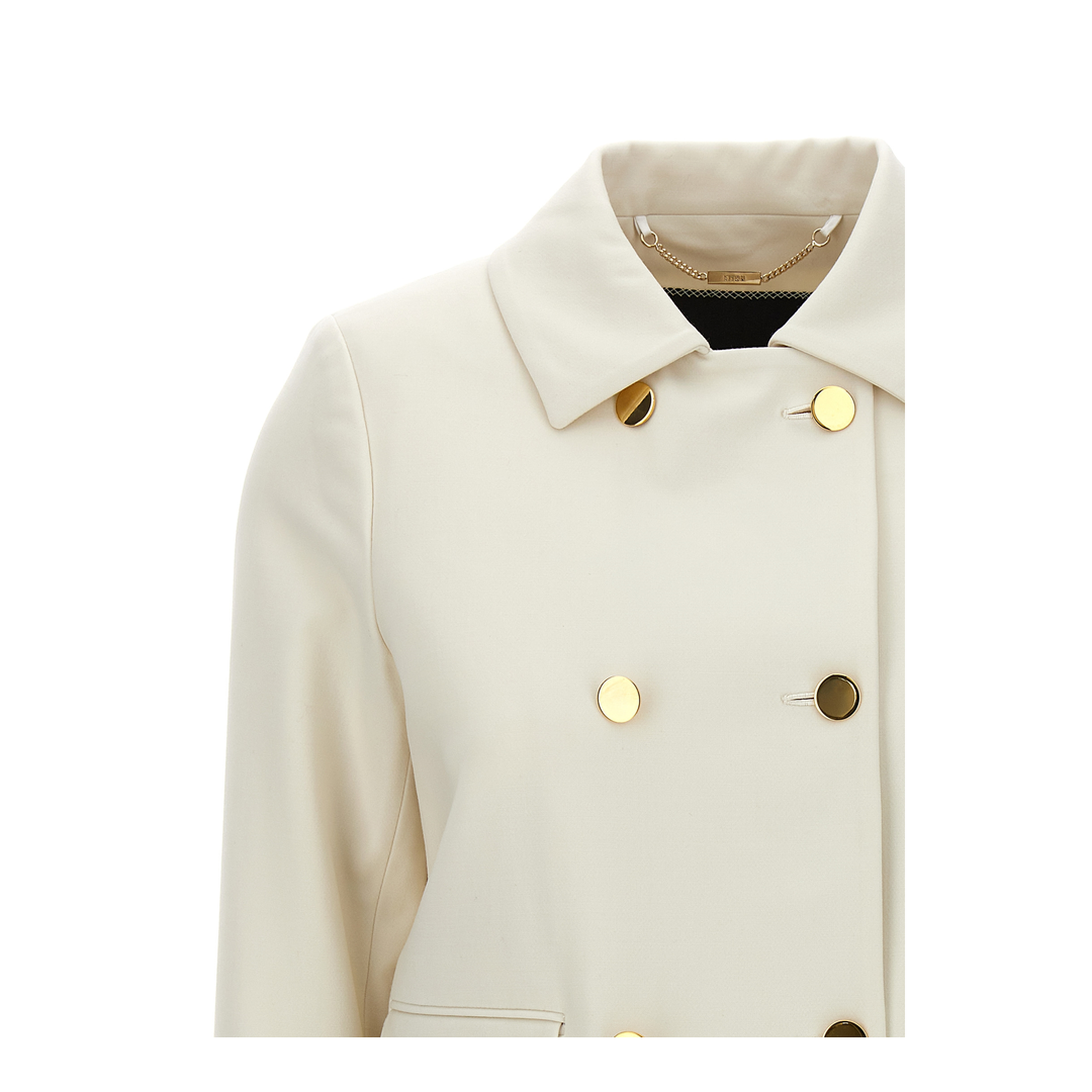 Cropped Double Breasted Jacket