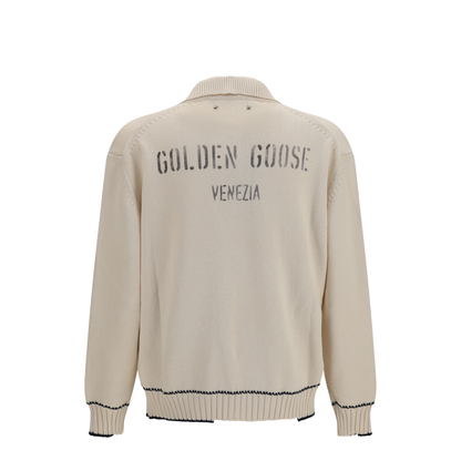 MAYFEYR - Golden Goose - Rindley Polo With Logo Print - GMP02822P002674