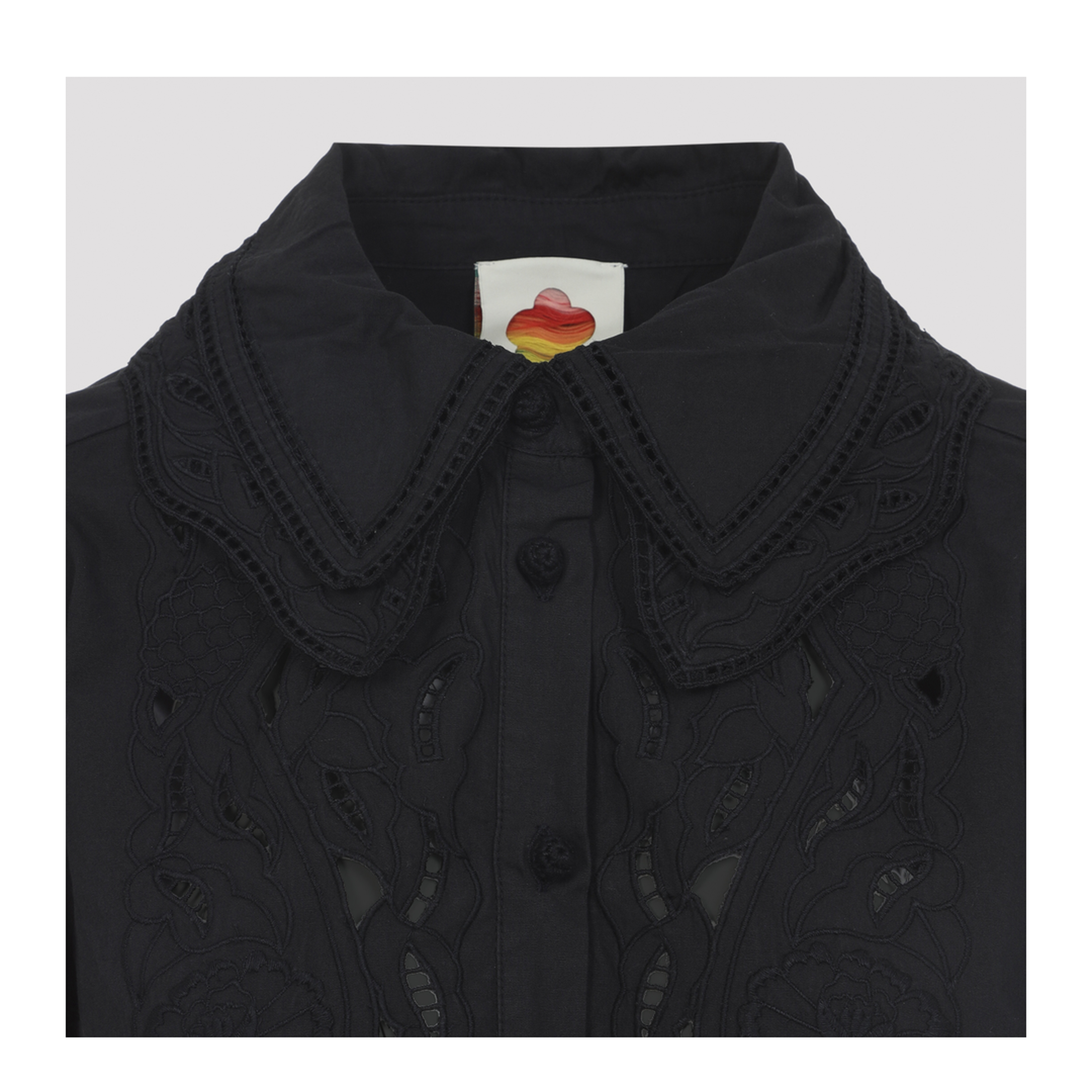 MAYFEYR - Farm Rio - Embroidered Long Sleeve Cotton Shirt - 351923L0002