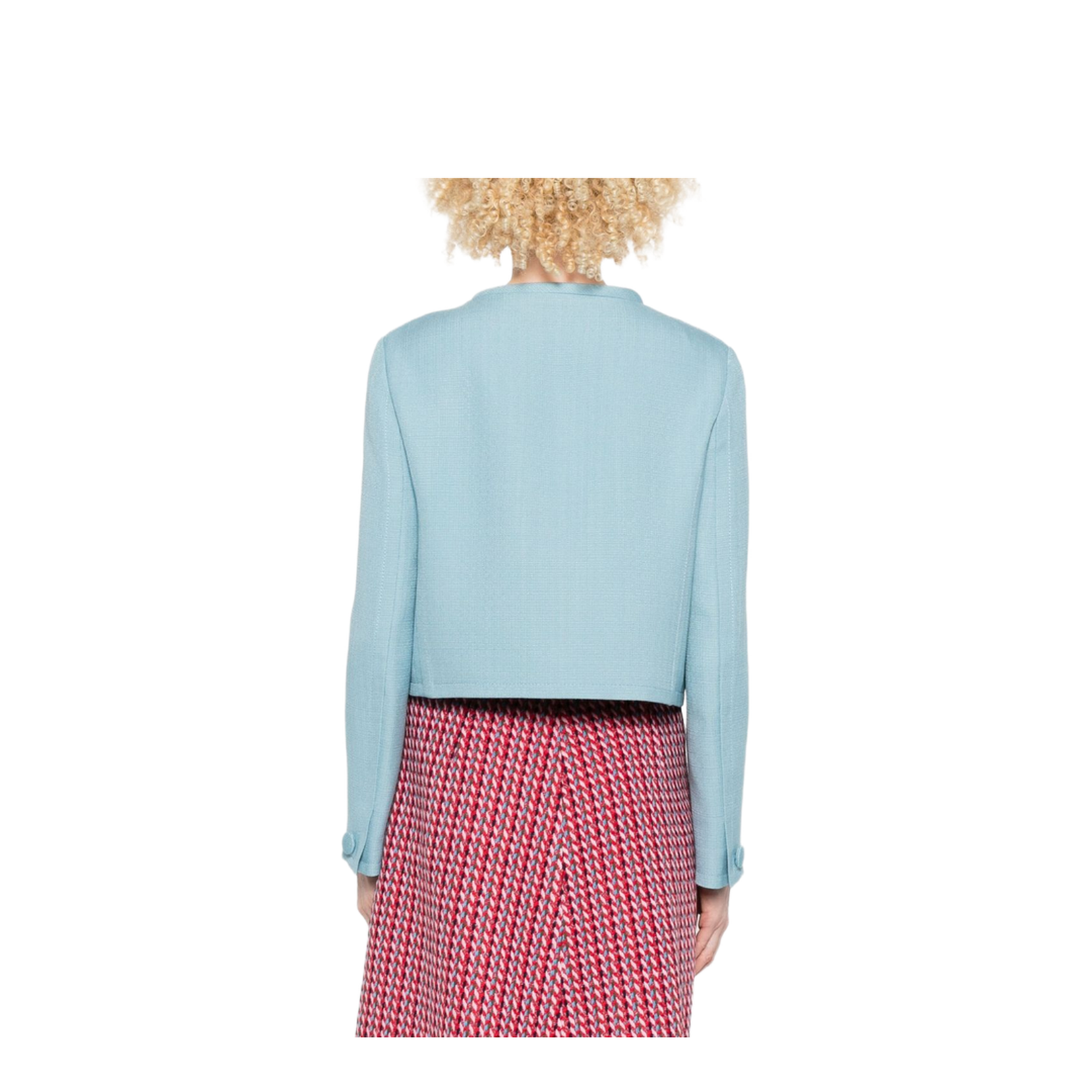 Short Collarless Jacket