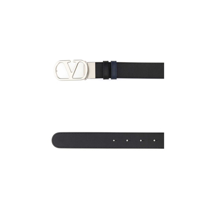 Black Reversible Leather Belt