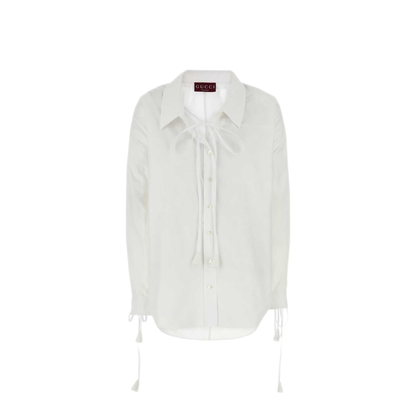 MAYFEYR - Gucci - White Cotton Shirt - 828154Z7APH9000