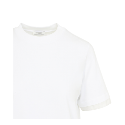 MAYFEYR - PESERICO - White Cotton T Shirt - A06739J00070A00A