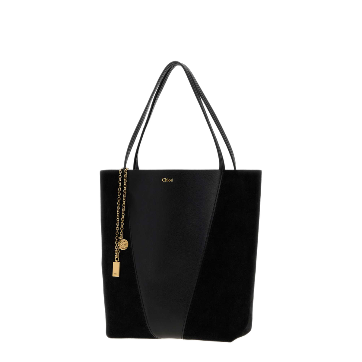 MAYFEYR - Chloè - Chlo Spin Black Crossbody Bag - CH26WS811T68001
