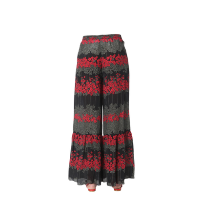 MAYFEYR - RED VALENTINO - Dreaming Peony Print Trousers - SR3RBB254A10NO