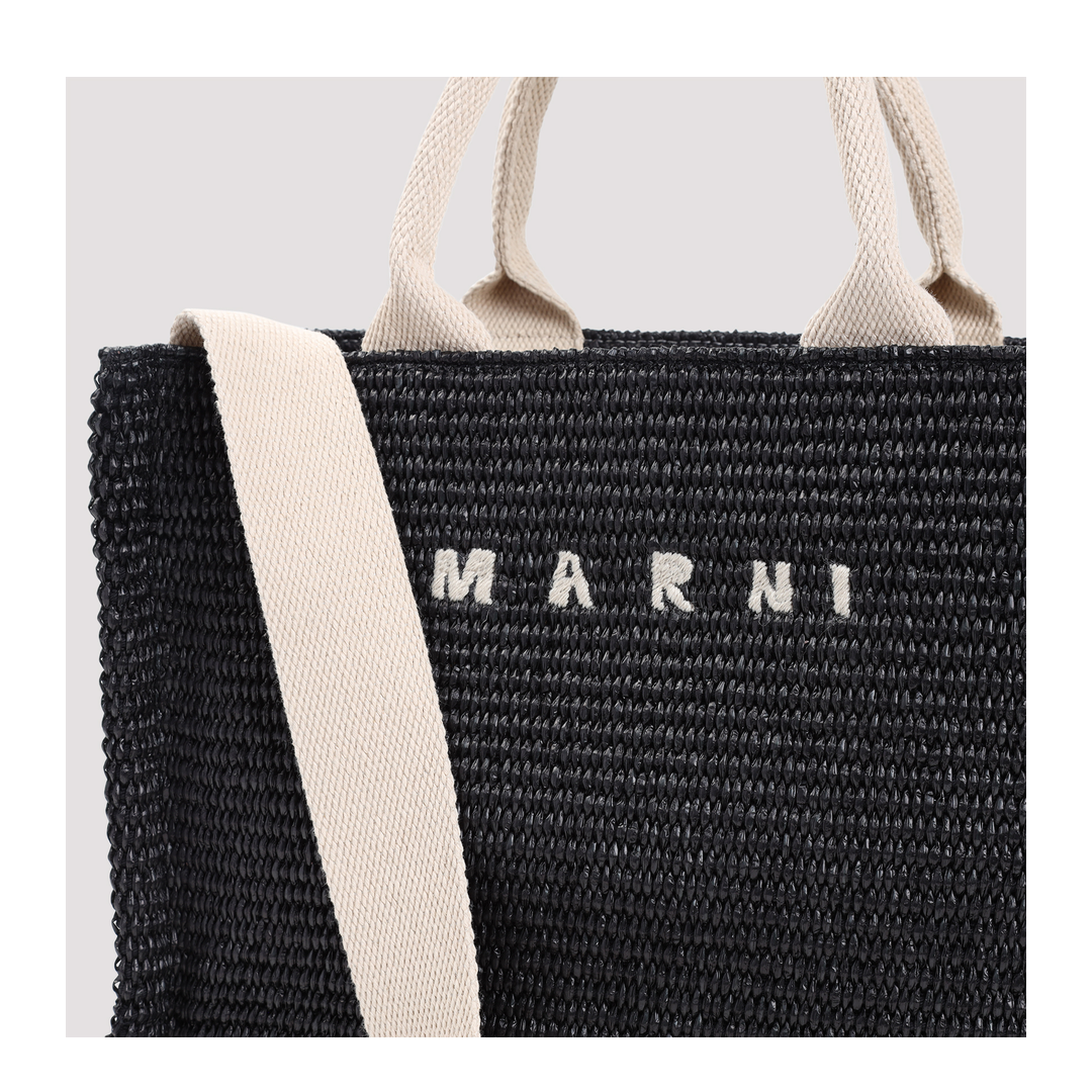 MAYFEYR - Marni - Raffia East-West Tote Bag - SHMP0077U0P3860