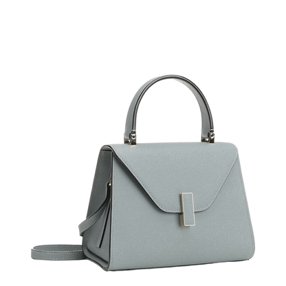 Iside Top Handle Mini Bag in Cerulean Blue