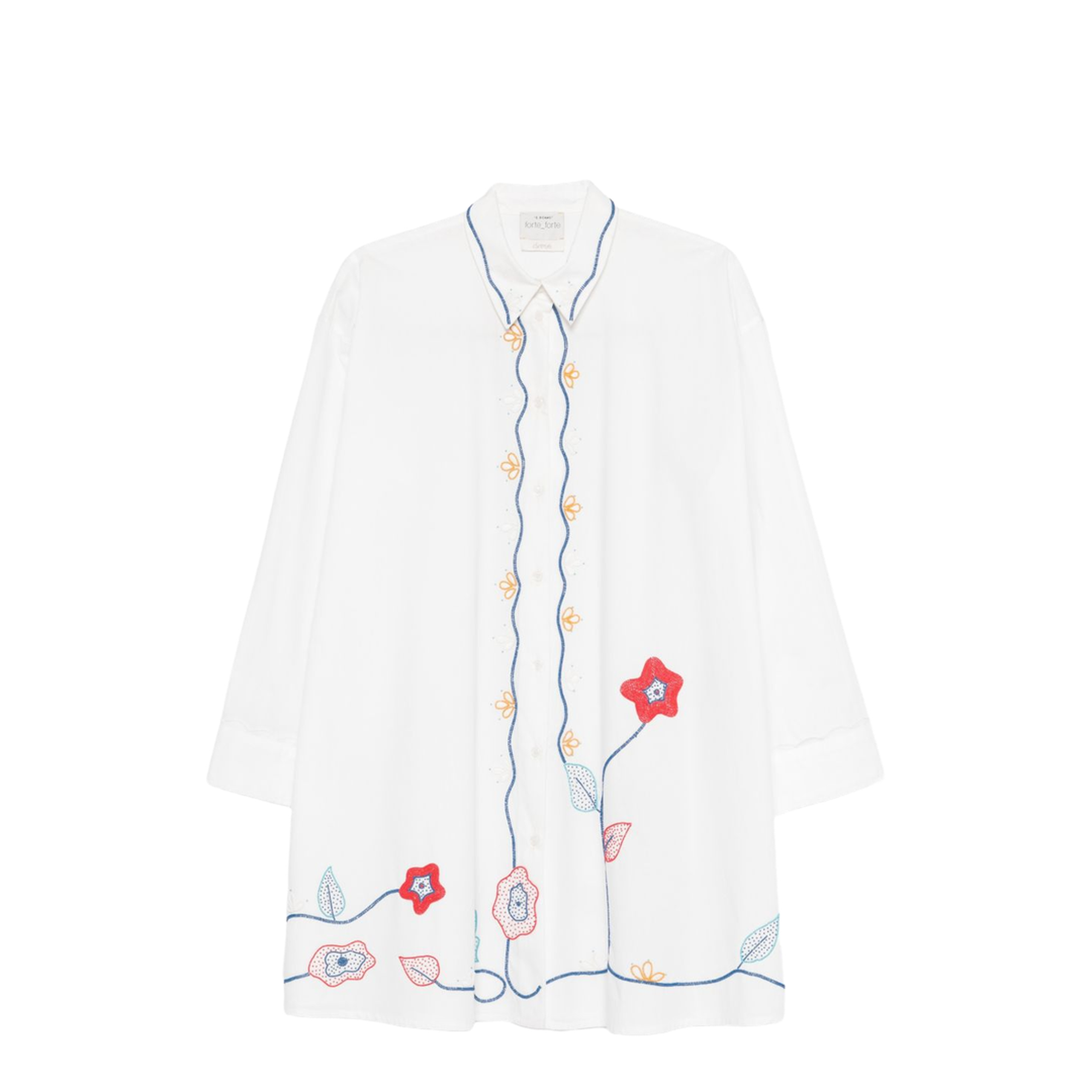 MAYFEYR - Forte Forte - Shirts White - 14849MYDRESSCRYSTAL