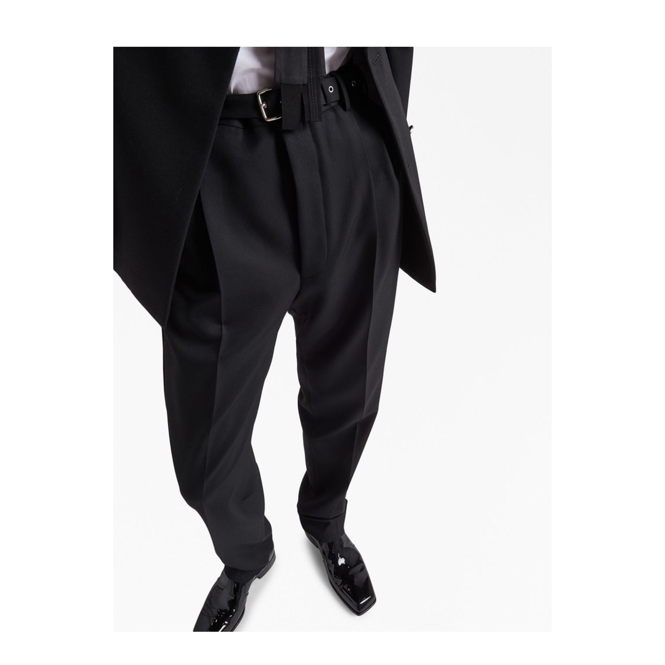 MAYFEYR - Prada - Belted Wool Straight-Leg Trousers - UP0244SOOO1358F0002